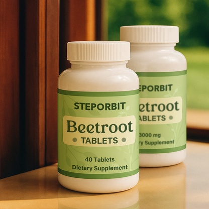 Beetroot Tablets 3000mg - Lower Blood Pressure & Improve Blood Flow