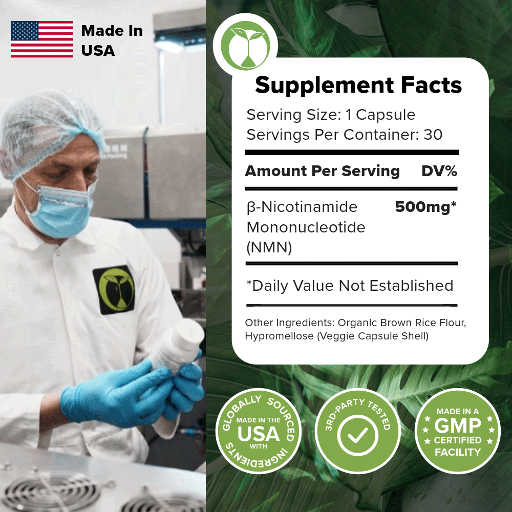 NMN 99% - Anti Aging, Increased Energy Levels & Cell Repair